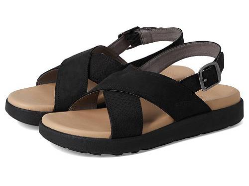 貨物輸送無料 キーン Keen レディース 亭主もち用 シューズ 靴 サンダル Elle Luxe Cross Strap - Black/Black
