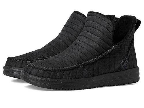 貨物輸送無料 ヘイデュード Hey Dude レディース 御上さん用 シューズ 靴 スニーカー 運動すること靴 Camden Quilted - Black/Black