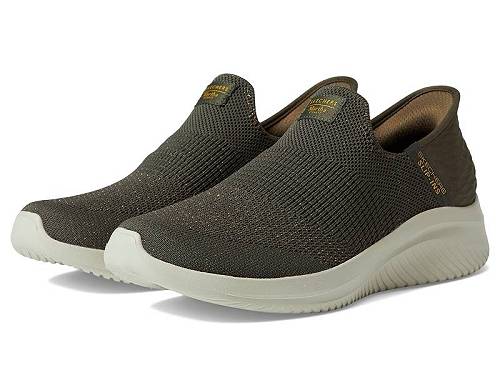 貨物輸送無料 スケッチャーズ SKECHERS レディース 成人女性用 シューズ 靴 スニーカー 運動すること靴 Martha Stewart Ultra Flex 3.0 - Neptune Hands Free Slip-Ins - Olive