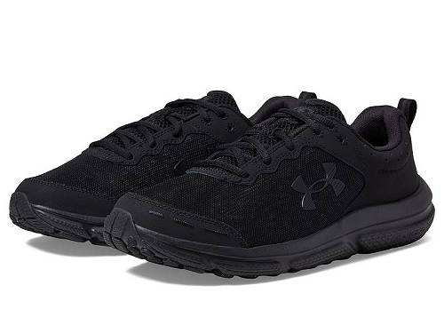 貨物輸送無料 アンダーアーマー Under Armour メンズ 成人男性用 シューズ 靴 スニーカー 運動すること靴 Charged Assert 10 - Black/Black/Black
