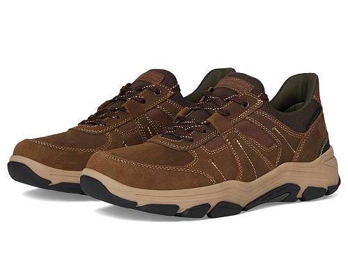 貨物輸送無料 鍵を掛ける界面 Rockport メンズ 成人男性用 シューズ 靴 スニーカー 運動すること靴 Rhett - Medium Brown