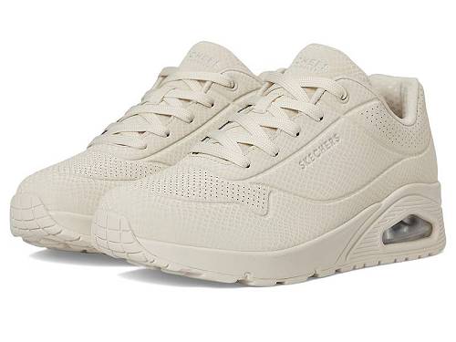 送料無料 スケッチャーズ SKECHERS レディース 女性用 シューズ 靴 スニーカー 運動靴 Uno - Shiny Scale - Off White|グッズ×グッズ