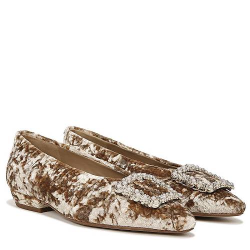 送料無料 サムエデルマン Sam Edelman レディース 女性用 シューズ 靴 フラット Janinaluster - Prosecco Suede|グッズ×グッズ