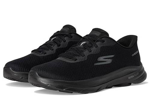 貨物輸送無料 スケッチャーズ SKECHERS Performance レディース 成人女性用 シューズ 靴 スニーカー 運動すること靴 Go Walk 8 Nadia Hands Free Slip-Ins - Black/Black