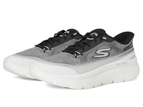 貨物輸送無料 スケッチャーズ SKECHERS Performance メンズ 成人男性用 シューズ 靴 スニーカー 運動すること靴 Go Walk Max Cushioning Hyper Burst Zoltar Hands Free Slip-インチ - White/Black