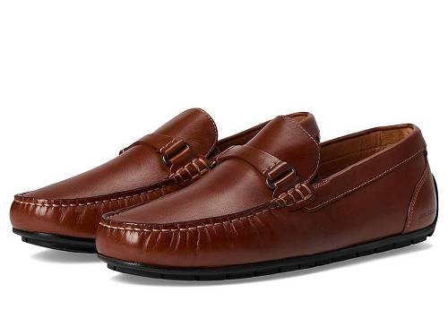 送料無料 ジョーンストンアンドマーフィー Johnston & Murphy メンズ 男性用 シューズ 靴 ローファー Beck Leather Bit - Tan Full Grain画像