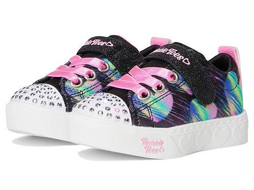 送料無料 スケッチャーズ SKECHERS KIDS 女の子用 キッズシューズ 子供靴 スニーカー 運動靴 Heart Steps 314621N (Toddler) - Black/Multi画像