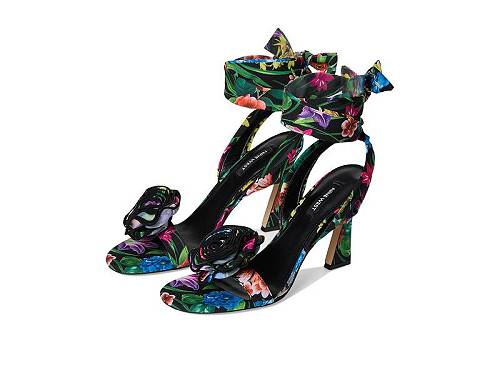 送料無料 ナインウエスト Nine West レディース 女性用 シューズ 靴 ヒール Krave - Black Lush Floral Multi｜グッズ&times;グッズ