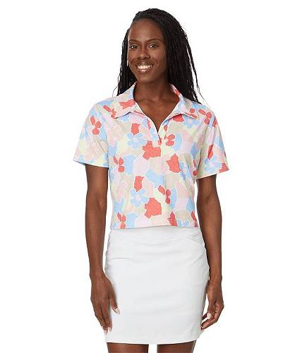送料無料 トラビスマシュー TravisMathew レディース 女性用 ファッション ポロシャツ Deco District - Lime Multi|グッズ×グッズ