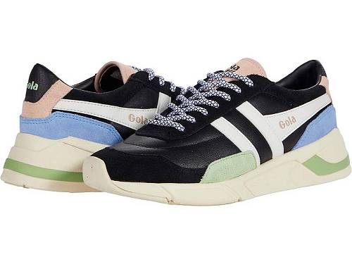 貨物輸送無料 ゴラ Gola レディース 亭主もち用 シューズ 靴 スニーカー 運動すること靴 Eclipse Trident - Black/Patina Green/Vista Green