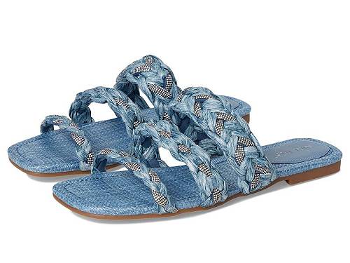 貨物輸送無料 野球クラブ酉の方角 Nine West レディース お上さん用 シューズ 靴 サンダル Qazz - Light Blue 靴-ビーチサンダル