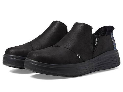 貨物輸送無料 ボブス スケッチャーズ BOBS from SKECHERS レディース 成人女性用 シューズ 靴 スニーカー 運動すること靴 Bobs Skipper Wave - Stay Snug - Black