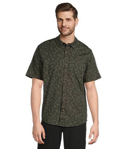 貨物輸送無料 ハーレー Hurley メンズ 成人男性用 流行り物 名取り草プルオーバー One And Only Lido Stretch Short Sleeve - Cargo