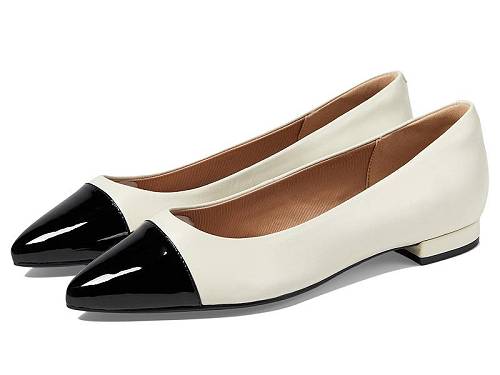 送料無料 ロックポート Rockport レディース 女性用 シューズ 靴 フラット Kenzie - Cream Leather Multi|グッズ×グッズ