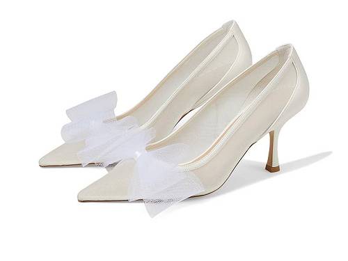貨物輸送無料 スチュアートワイツマン Stuart Weitzman レディース 成人女性用 シューズ 靴 踵 Blushing Bow 75 Pump - Cream/White