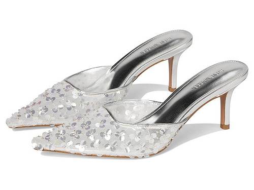 貨物輸送無料 スティーブマデン Steve Madden レディース 成人女性用 シューズ 靴 踵 Alexi - Silver Sequin