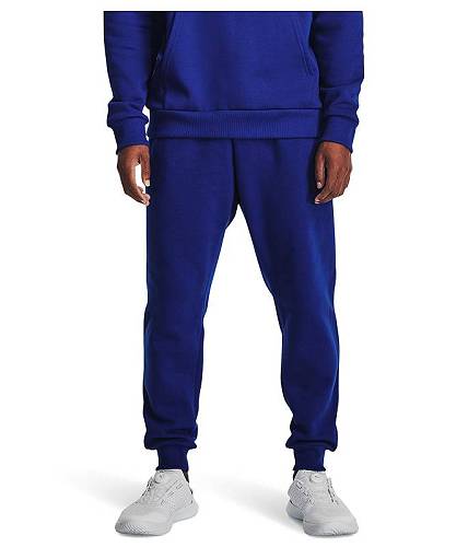 送料無料 アンダーアーマー Under Armour メンズ 男性用 ファッション パンツ ズボン Rival Fleece Joggers - Royal/White｜グッズ&times;グッズ