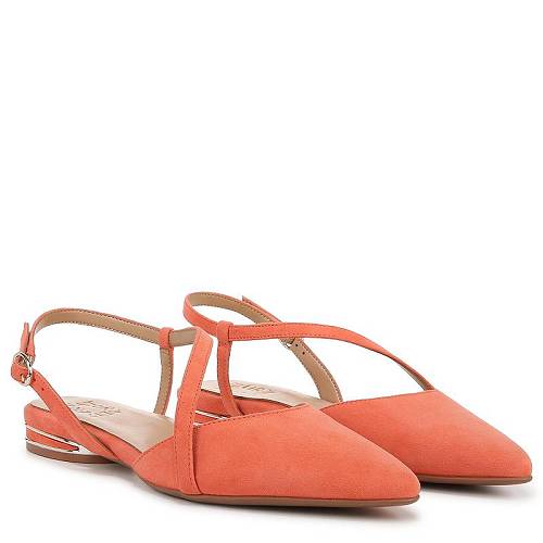 送料無料 ナチュラライザー Naturalizer レディース 女性用 シューズ 靴 フラット Hawaii Slingbacks - Apricot Blush Suede|グッズ×グッズ