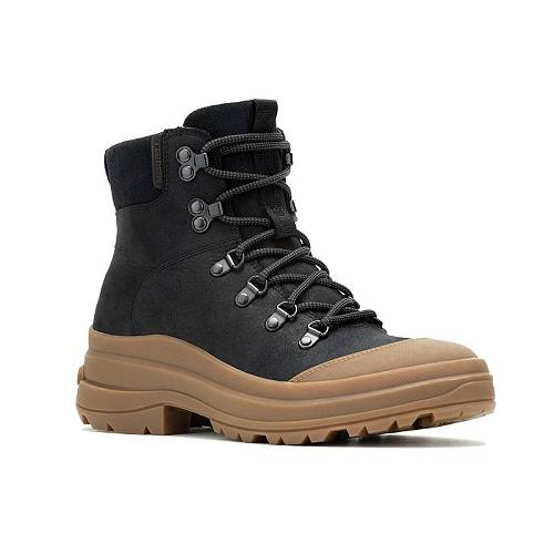 貨物輸送無料 メレル Merrell レディース お上さん用 シューズ 靴 ブーツ 山歩き トレッキング Harper Lace Zip Waterproof - Black/Gum