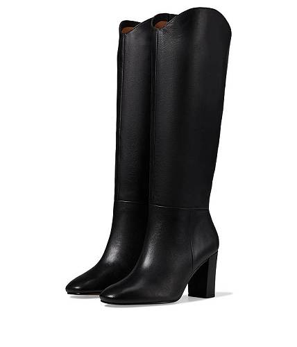 送料無料 ジョーンストンアンドマーフィー Johnston &amp; Murphy レディース 女性用 シューズ 靴 ブーツ ロングブーツ Charlotte Knee High Boots - Black｜グッズ&times;グッズ