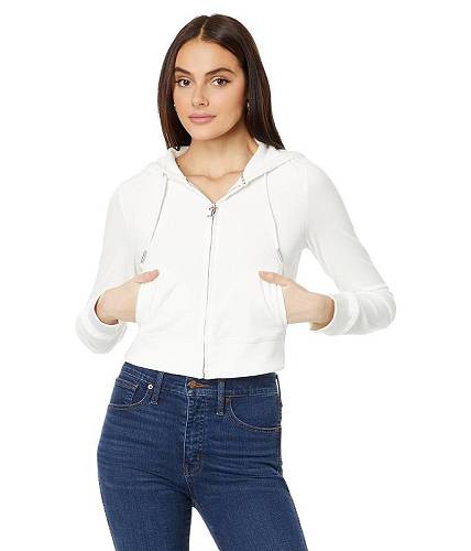 貨物輸送無料 ジューシークチュール Juicy Couture レディース 成人女性用 流行り物 パーカー 流汗 Bling Hoodie - Angel