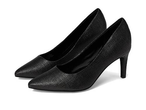 送料無料 ロックポート Rockport レディース 女性用 シューズ 靴 ヒール Juliet - Black Raffia|グッズ×グッズ