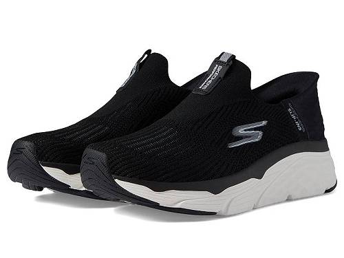 貨物輸送無料 スケッチャーズ SKECHERS レディース 成人女性用 シューズ 靴 スニーカー 運動すること靴 Max Cushioning Elite Smooth Transition Hands Free Slip-Ins - Black/White