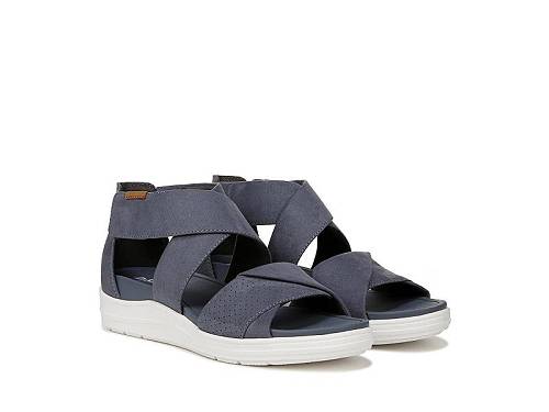 送料無料 ドクターショール Dr. Scholl's レディース 女性用 シューズ 靴 サンダル Time Off Fun Sandal - Oxide Blue Microfiber|グッズ×グッズ