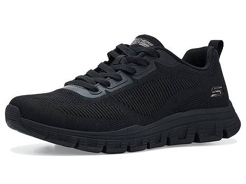 貨物輸送無料 ボブス スケッチャーズ BOBS from SKECHERS レディース お上さん用 シューズ 靴 スニーカー 運動すること靴 Bobs B Lite - Black/Black