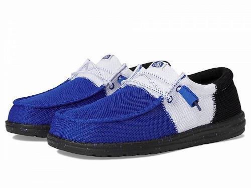 送料無料 ヘイデュード Hey Dude メンズ 男性用 シューズ 靴 ローファー Wally Tri Varsity Mesh - Varsity Blue/Black画像