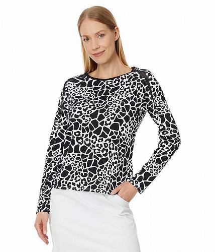 楽天市場】送料無料 カレンケーン Karen Kane レディース 女性用 ファッション Tシャツ Long Sleeve Shirttail Top  - Print : グッズ×グッズ