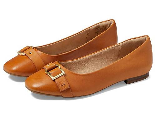 送料無料 ロックポート Rockport レディース 女性用 シューズ 靴 フラット Zoie Ring Ballet - Honey Leather画像