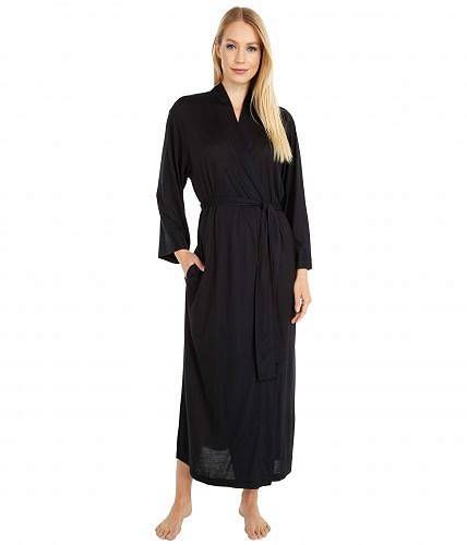 送料無料 N By Natori レディース 御内儀経費 モード パジャマ 寝書籍 バスローブ Congo Robe Black 2friendshotel Com