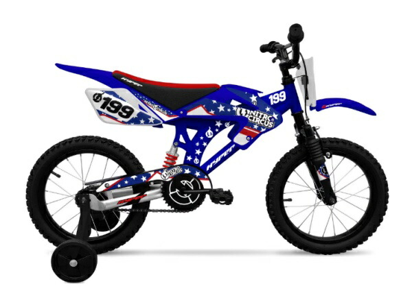 アメリカ直輸入　本格バイク風デザイン BMX風！HYPER RX12 キッズ自転車 補助輪付き　子供用　自転車　アウトドア　サイクリング　補助輪付き　16インチ/12インチ　誕生日　クリスマス｜グッズ&times;グッズ