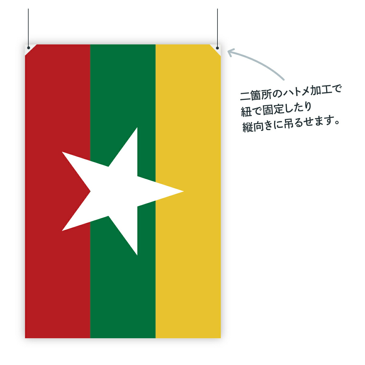 お店に飾ればお手軽異国風演出 国旗 W150cm H100cmホビー ミャンマー W150cm H100cm グッズプロ 国旗 お店に飾ればお手軽異国風演出 国旗 W150cm H100cmホビー ミャンマー W150cm H100cm グッズプロ 国旗