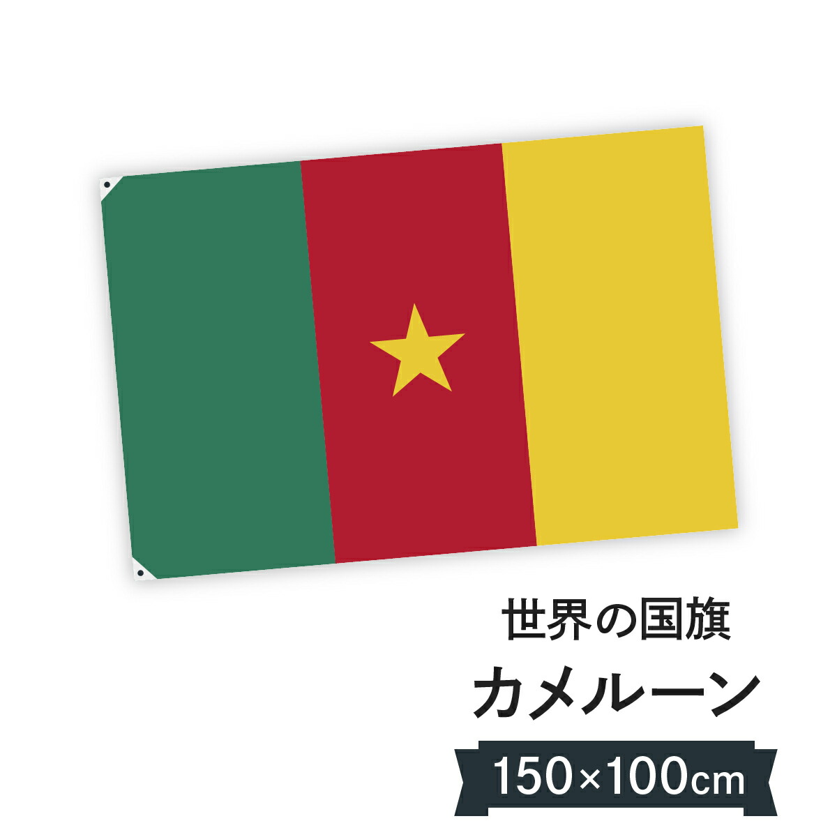 カメルーン共和国 国旗 W150cm H100cm