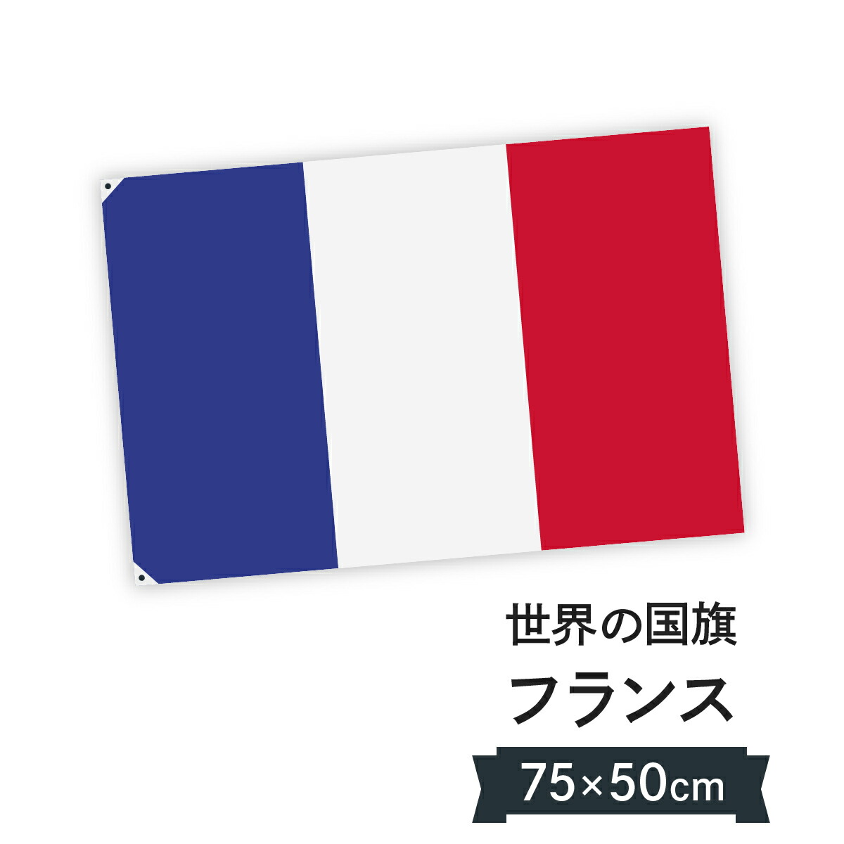 楽天市場 フランス共和国 国旗 W75cm H50cm グッズプロ