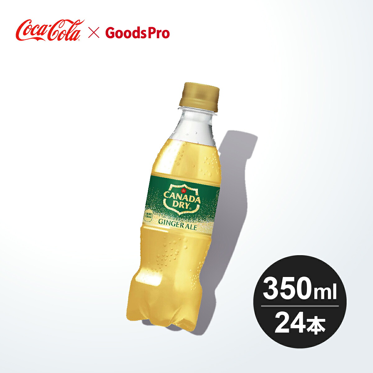 カナダドライ ジンジャーエール PET 350ml 1ケース 24本|グッズプロ