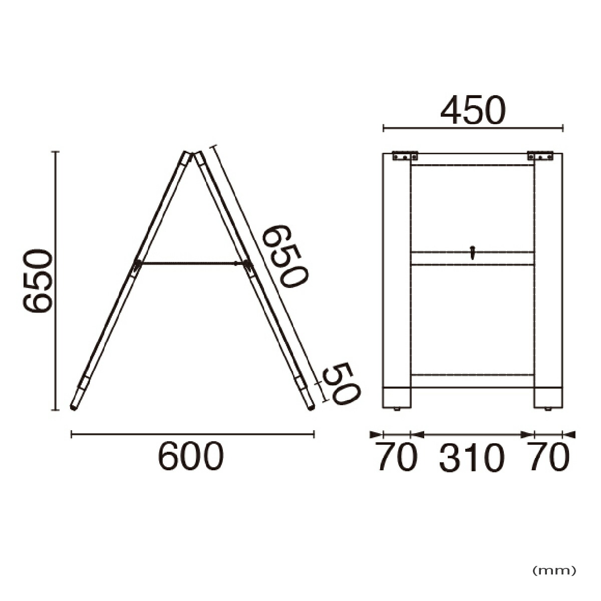 59%OFF!】 木製 A型黒板 mini 059H-58250〈1〉 whitesforracialequity.org