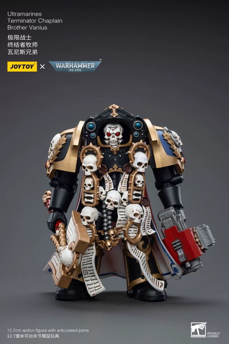 JoyToy Source 1/18 ウォーハンマー40K ウルトラマリーン ターミネーター牧師 ブラザー・ヴァニウス 塗装済み可動 フィギュア画像