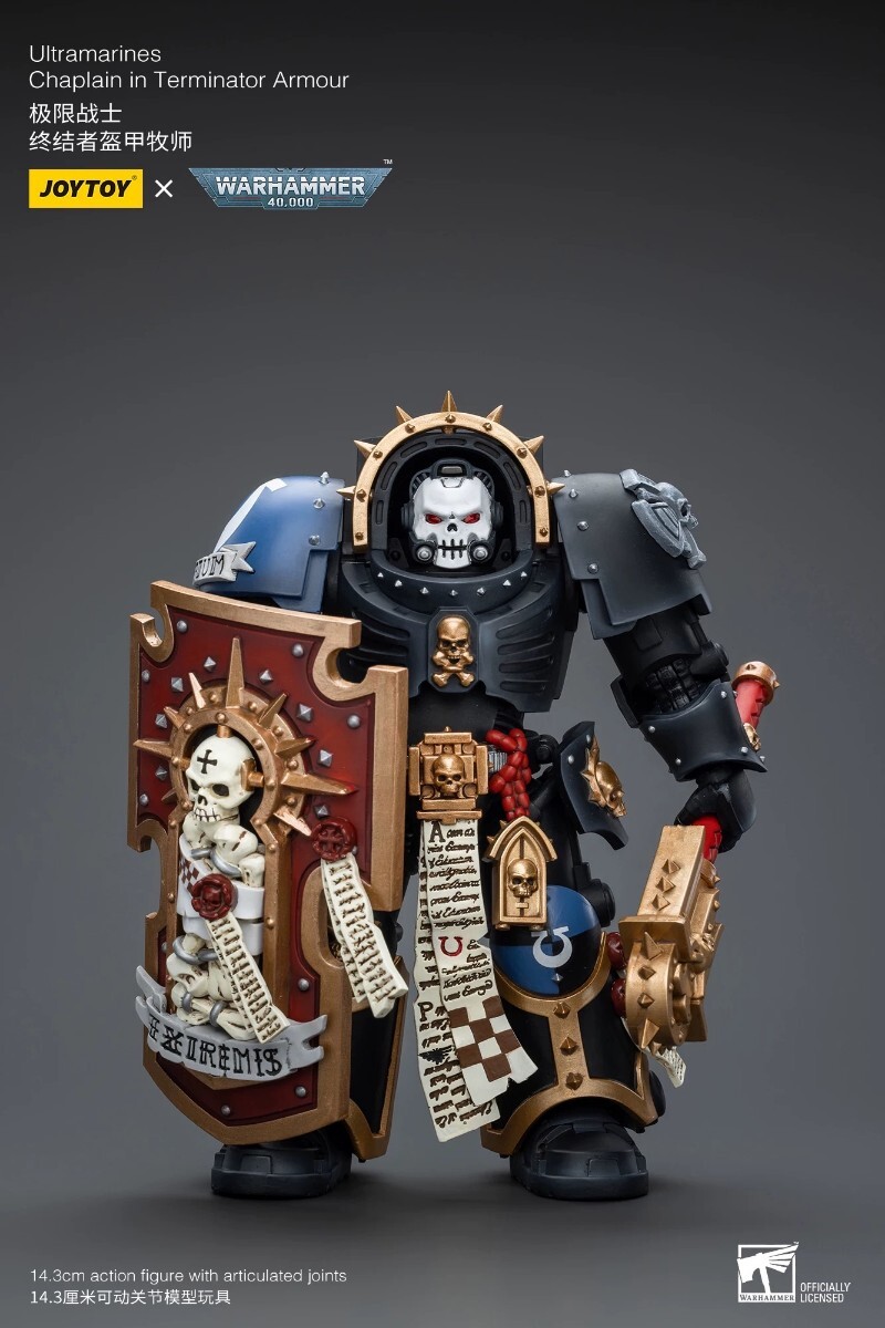 JoyToy ウォーハンマー 40k ウルトラマリーン ターミネーター チャプレン ブラザー ヴァニウス 1/18 完成品 可動 フィギュア画像