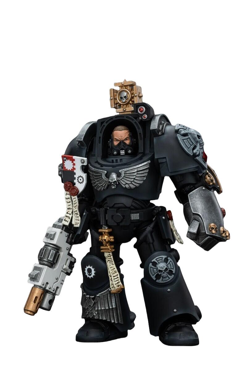 JoyToy Source 1/18 ウォーハンマー40K アイアンハンド キャプテン ターミネーター アーマー着き 完成品 フィギュア画像