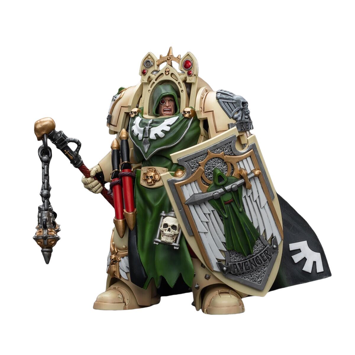 JOYTOY 1/18 ウォーハンマー40k ダークエンジェル デスウィング ナイトマスター フレイル装備 完成品 フィギュア画像