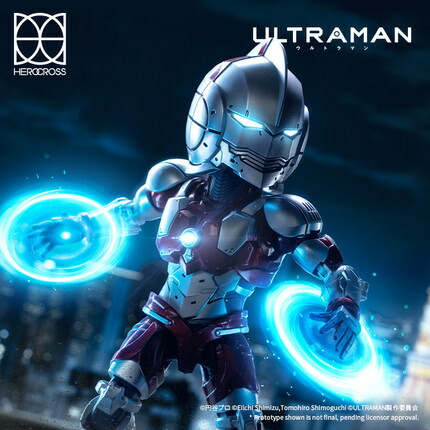 HEROCROSS ULTRAMAN 定め事品 アロイ続きもの ライトアップ役立つことあり ウルトラマン 背広 Q版