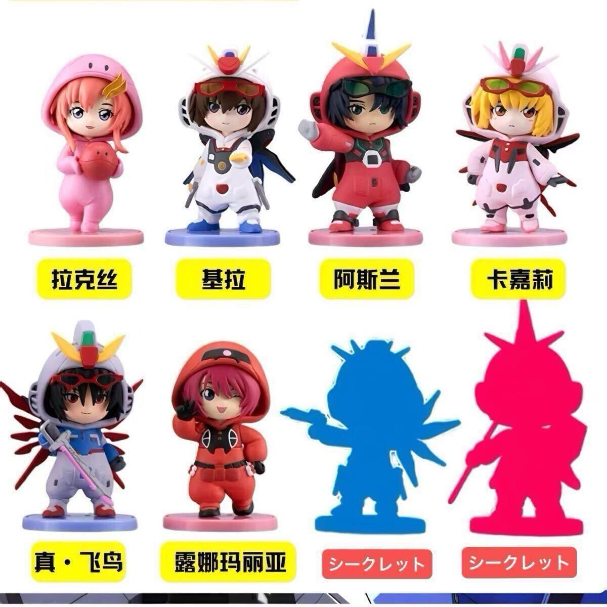 バンダイ 画策陸軍軍人火器防波堤SEED GUNDAM SEED DESTINY 日おおいボックス席 図形 1box 6体 ( 全8種 ) 外国で制限事項 SB8698M