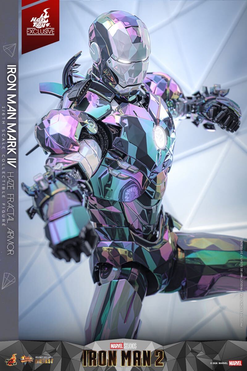 ホットトイズ 1/6 アイアンマン・見澄ます4 ヘイズ・フラクタル・アーマー MMS855