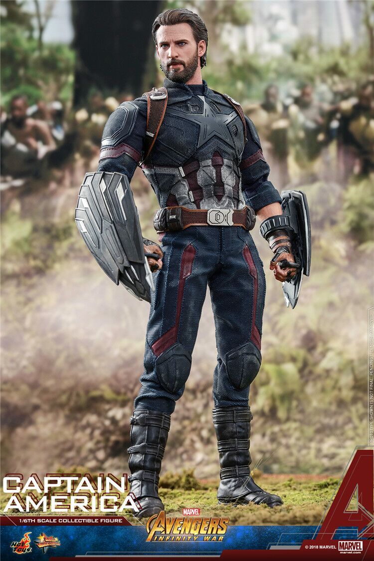 ホットトイズ 1/6 アベンジャーズ インフィニティ・ウォー 旗がしら・亜米利加 Captain America MMS480