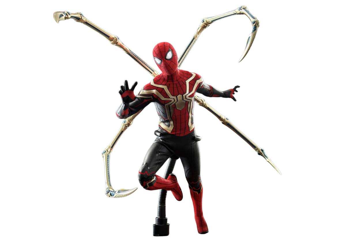 ホットトイズ 1/6 スパイダーマン：否・通い路・老人ホーム インテグレーテッドスーツ Spider Man MMS623