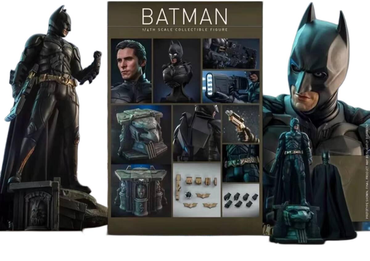 ホットトイズ 1/4 The Dark Knight Trilogy batman 滑稽者 ダークナイト・トリロジー バットマン 2.0 原則として版 QS019