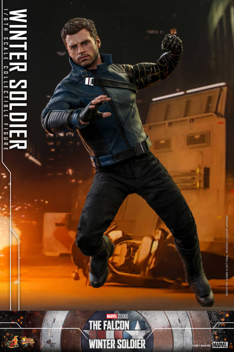 ホットトイズ 1/6『ファルコンウィンター・ソルジャー』 ウィンター・ソルジャー 図形 Winter Soldier TMS039